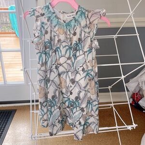 NWOT Roller Rabbit Dress Monkey Print